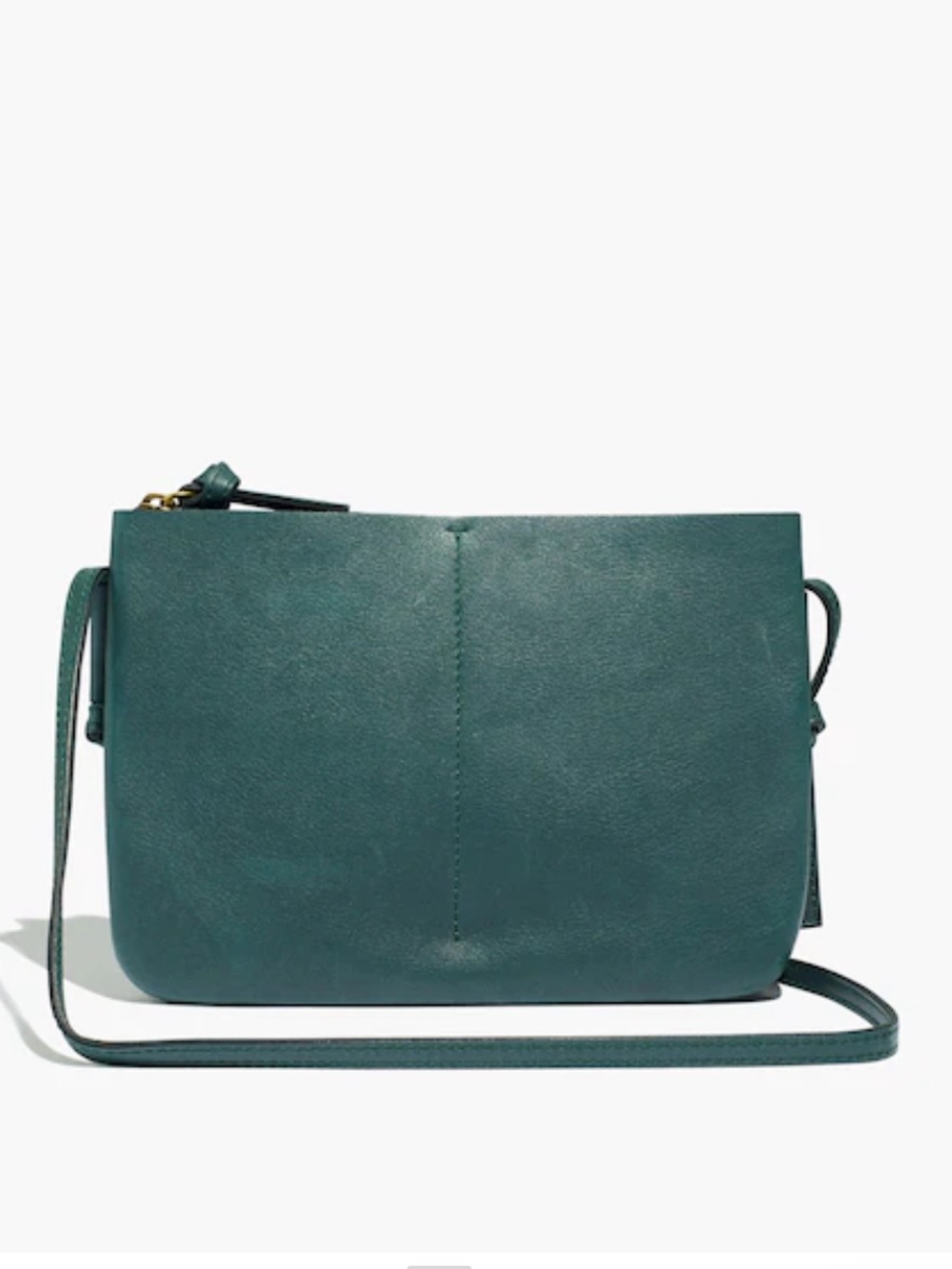 Madewell Teal Leather Crossbody Bag